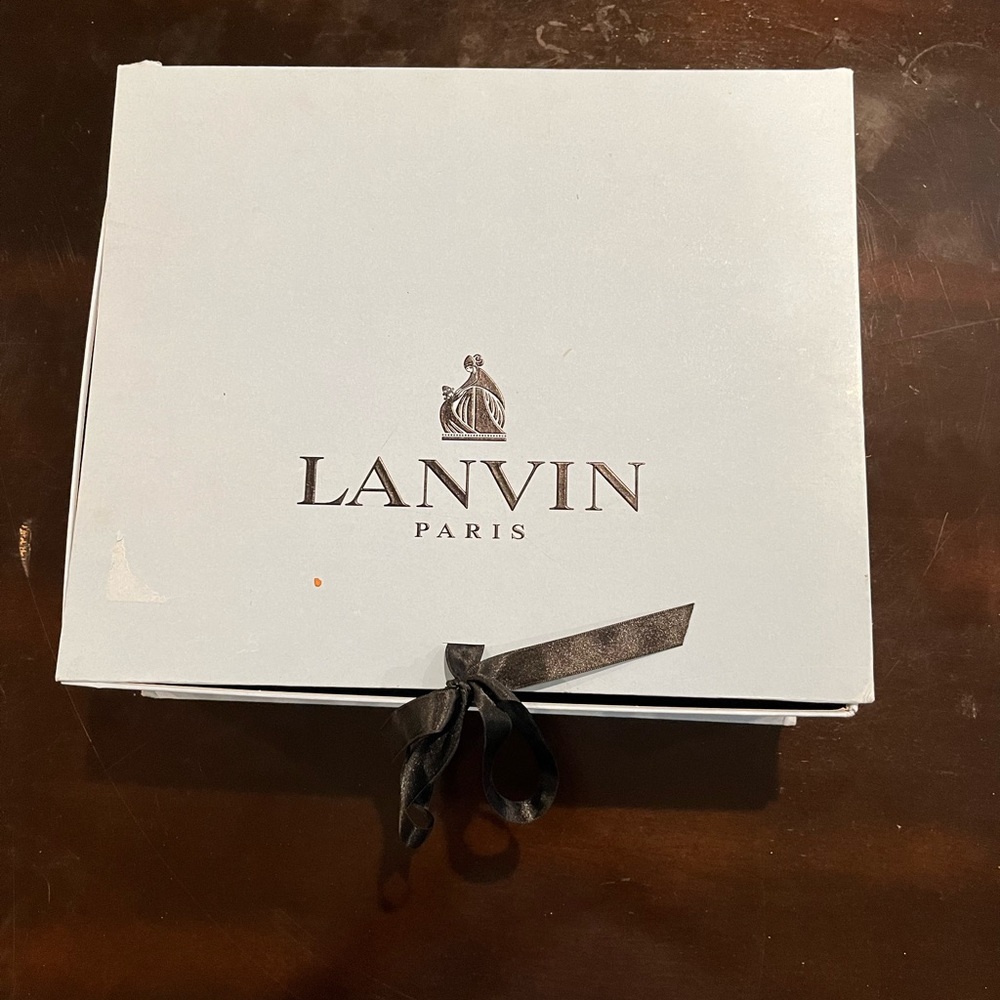 Lanvin wedge sandals Sz 4.5 - Picture 7 of 7